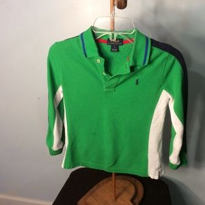 Lot 3 Boy Long Sleeve Polo Ralph Lauen sz 5